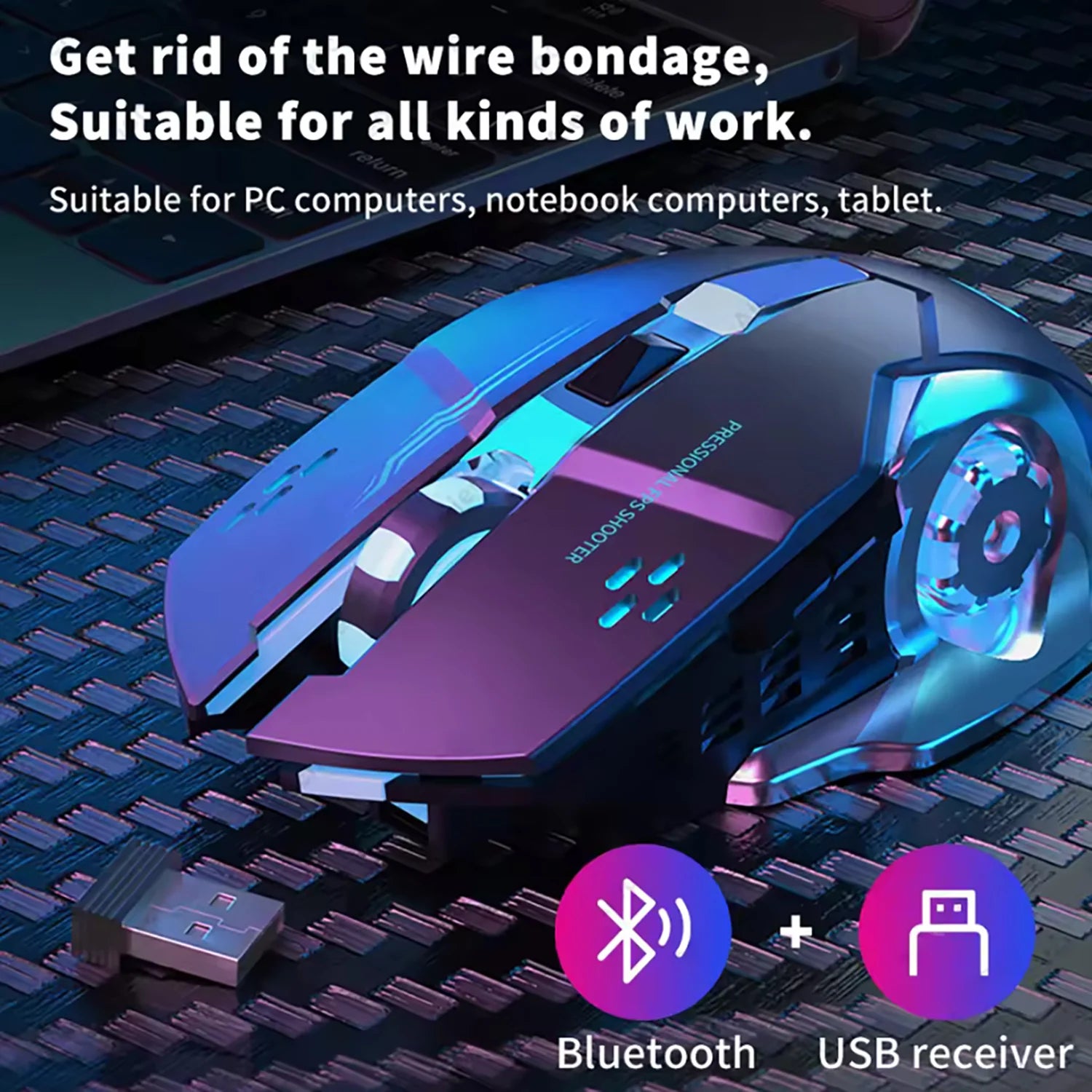 Souris Gamer USB Sans Fil