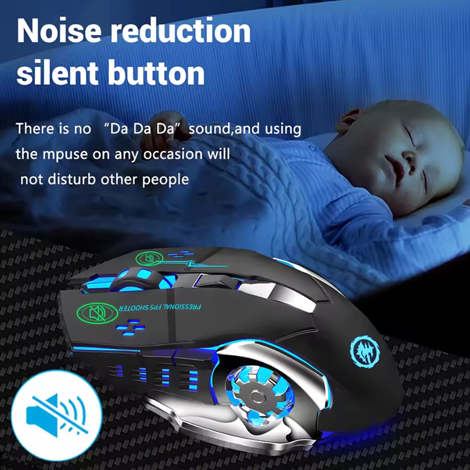 Souris Gamer USB Sans Fil